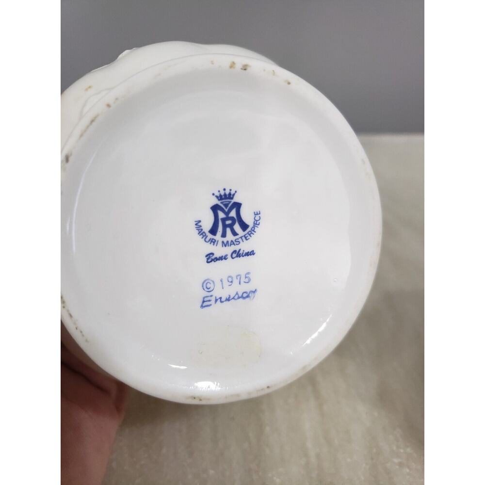 RARE Vintage‎ 1975 Maruri Masterpiece Bone China Girl Trinket Box Enesco Ballet - Picture 5 of 9